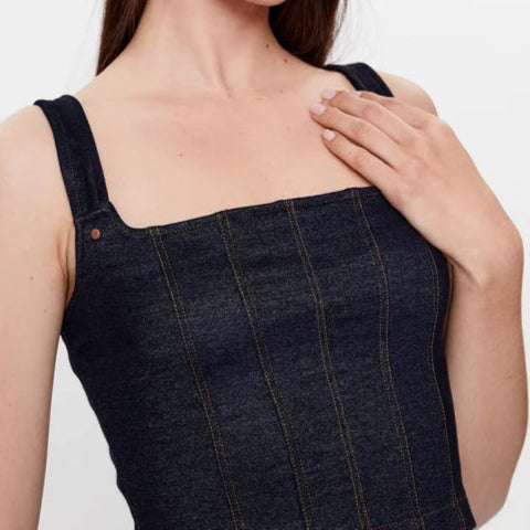 Guess Denim-Look Korset Top