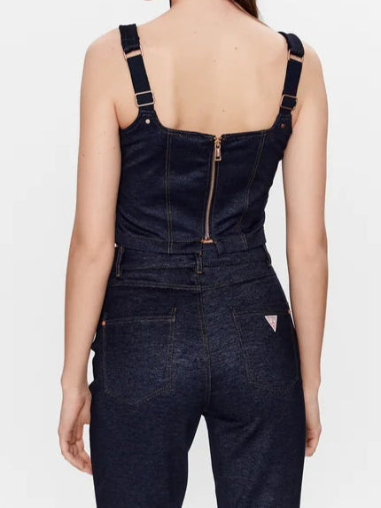 Guess Denim-Look Korset Top