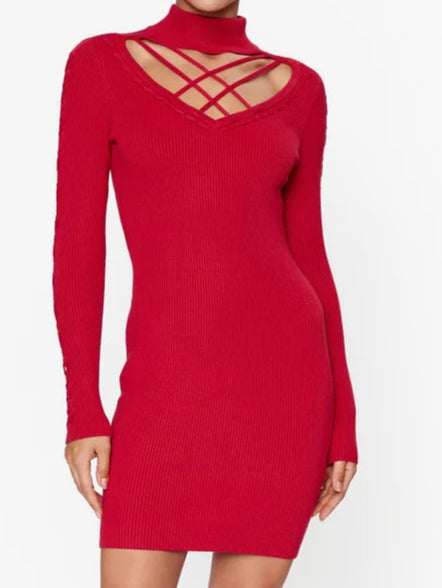 Guess Cut-Out Mini Trui Jurk