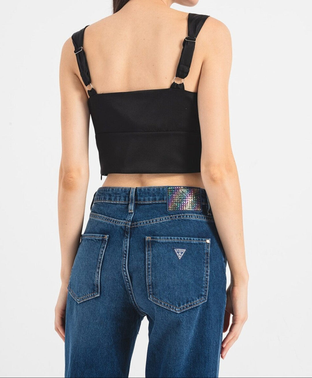 Guess Bianca top met kanten rand voor dames