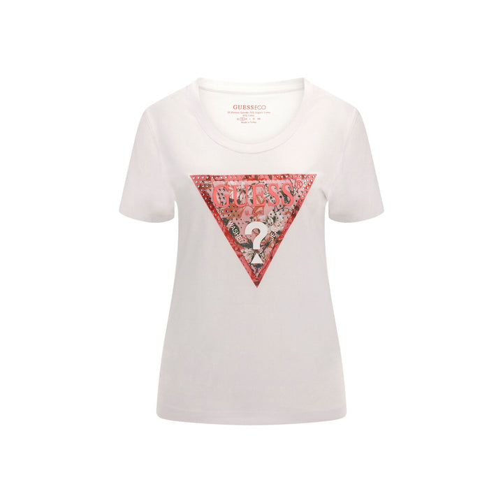 Guess RN satijnen driehoek dames T-shirt