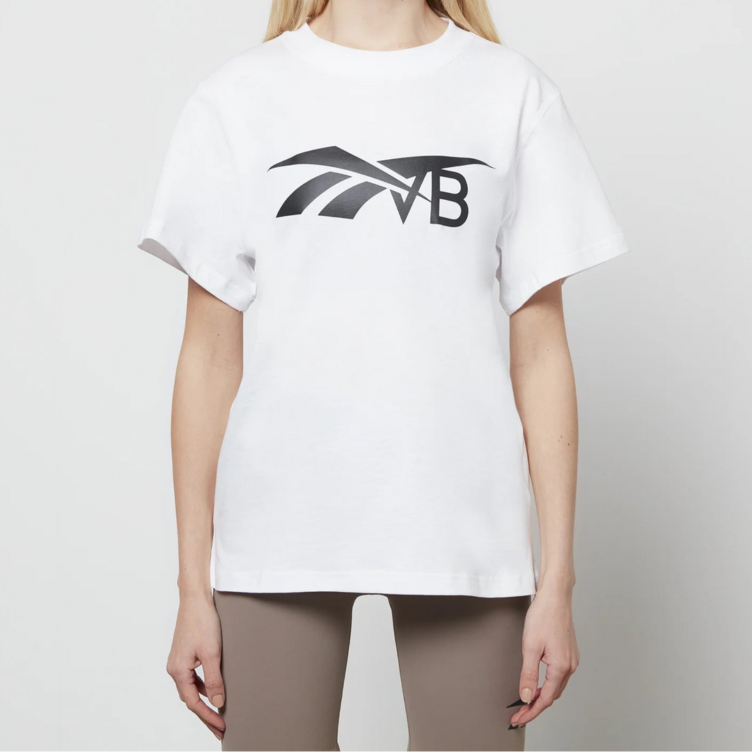 Reebok x Victoria Beckham dames logo T-shirt – Wit