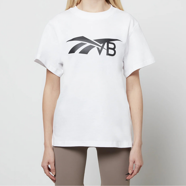 Reebok x Victoria Beckham dames logo T-shirt – Wit