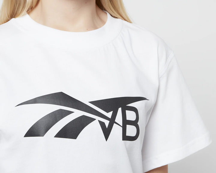 Reebok x Victoria Beckham dames logo T-shirt – Wit