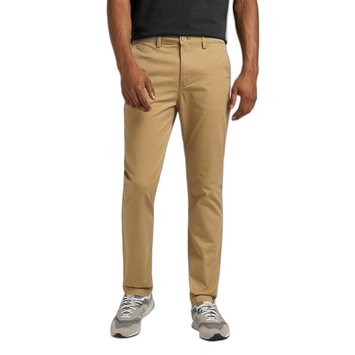 Lee Heren Slim Chino Broek Beige