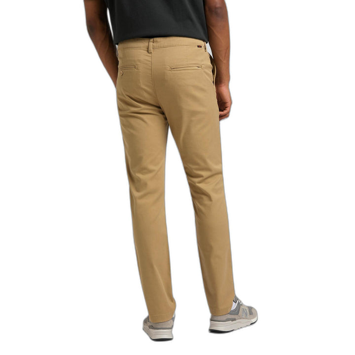 Lee Heren Slim Chino Broek Beige
