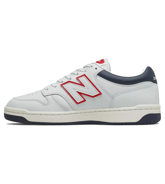 New Balance BB480LWG Sneakers – Wit/Marineblauw