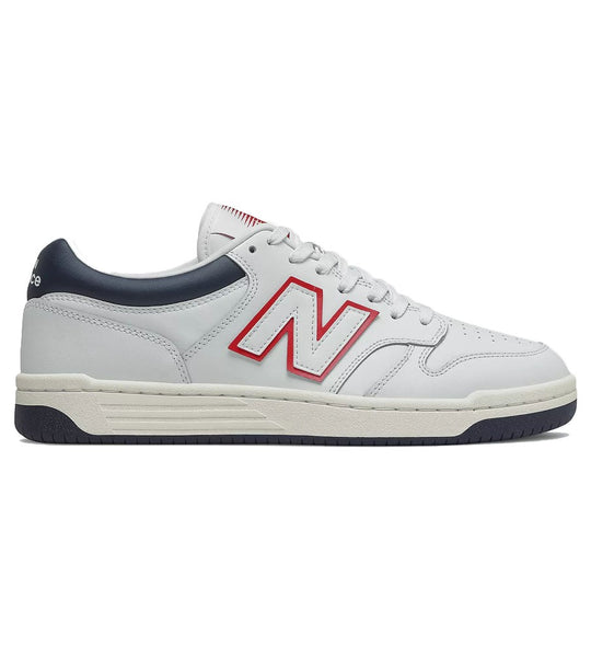 New Balance BB480LWG Sneakers – Wit/Marineblauw