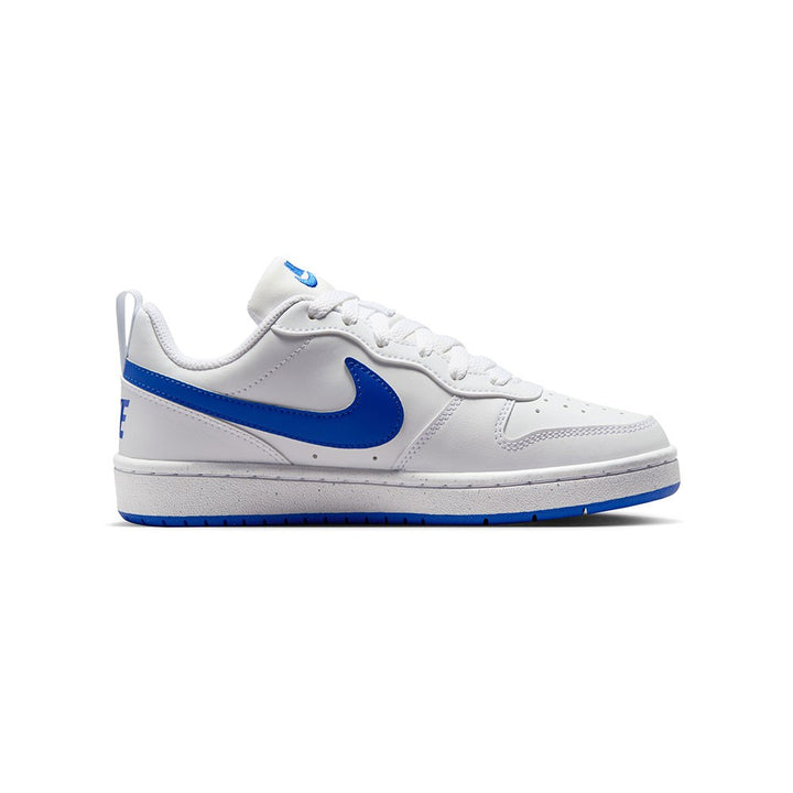 Nike Court Borough Low Recraft kinderschoenen voor grote kinderen – Wit/Hyper Royal/Zwart