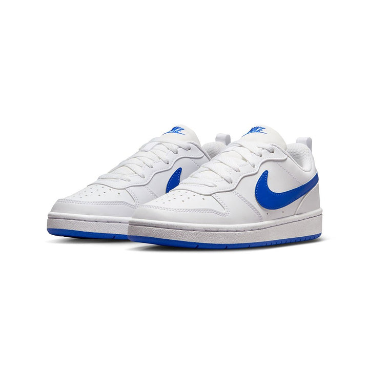 Nike Court Borough Low Recraft kinderschoenen voor grote kinderen – Wit/Hyper Royal/Zwart