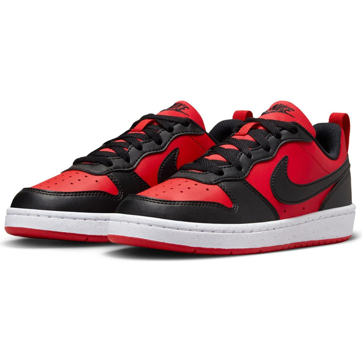 Nike Court Borough Low Recraft damessneakers – University Red/Zwart/Wit