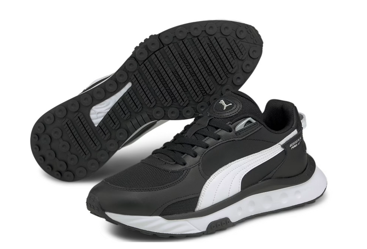 PUMA Wild Rider Mid Heren Sneakers – Zwart
