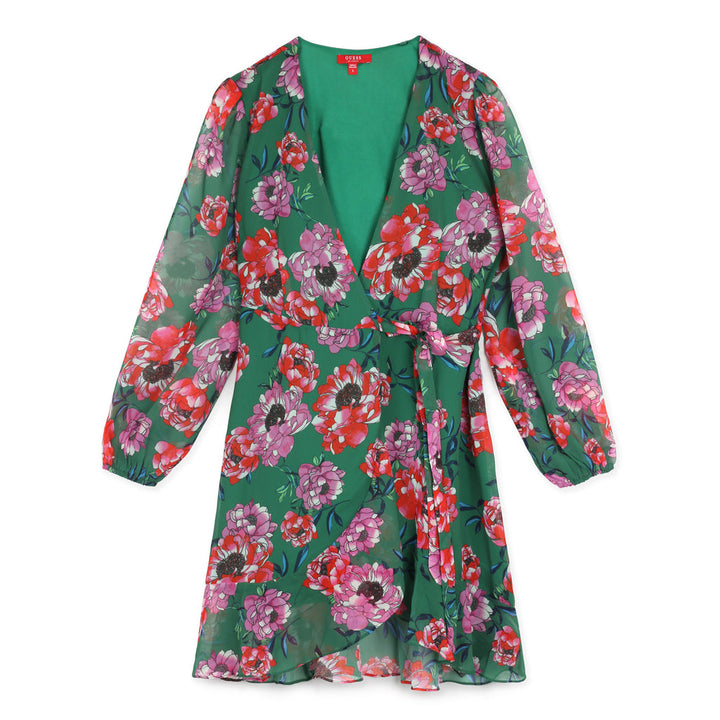Guess dames knielange bloemenjurk