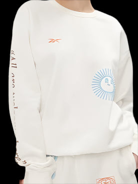 Reebok Mikina Classics Good Vibes Crew Sweatshirt