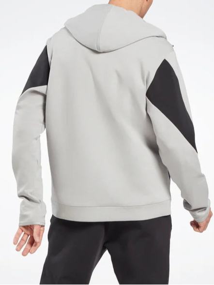 Reebok Identity Small Logo Fleece Hoodie met Ritssluiting