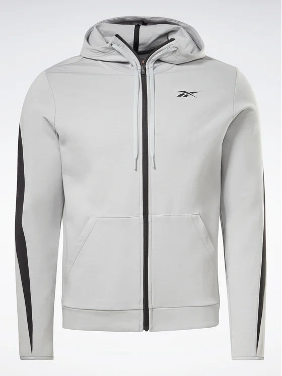 Reebok Identity Small Logo Fleece Hoodie met Ritssluiting